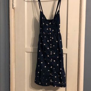 HOLLISTER - Short Blue Polka Dot Dress (size S)